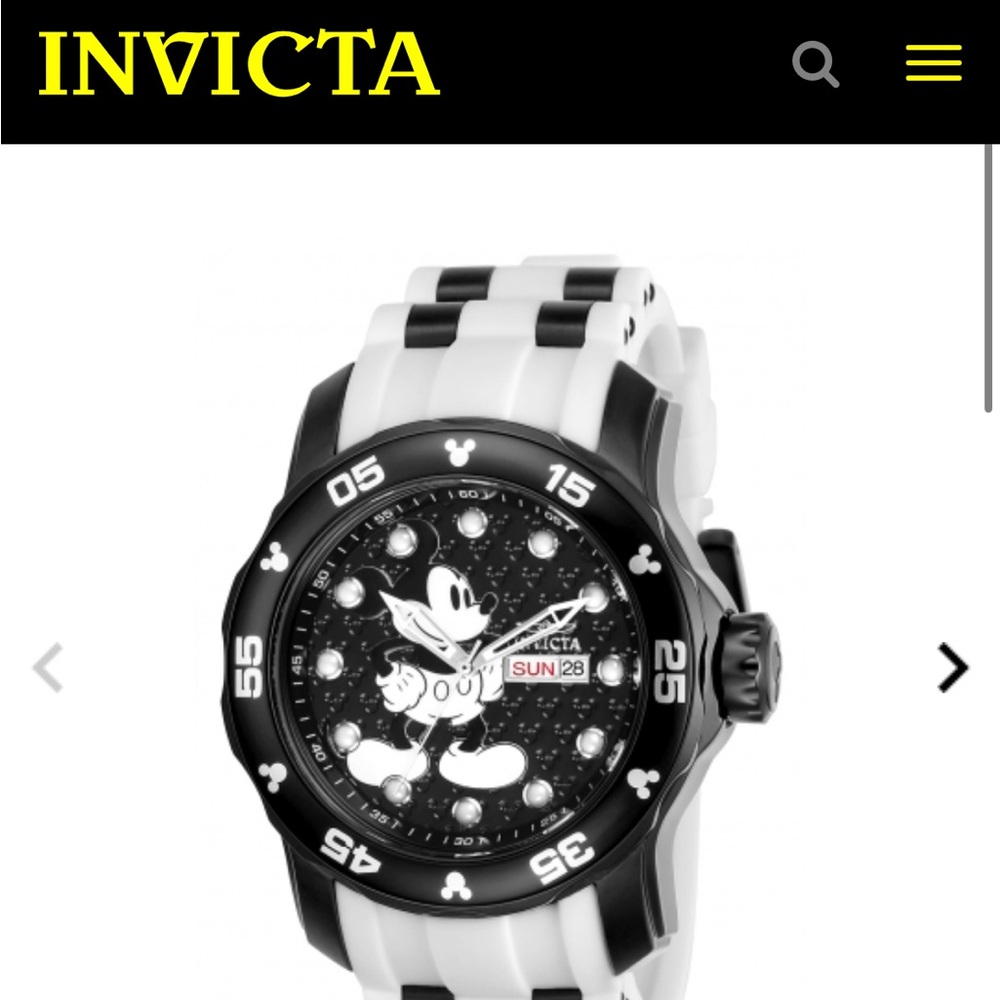 NWT Disney Limited Edition Mickey Mouse Men’s Invicta Watch